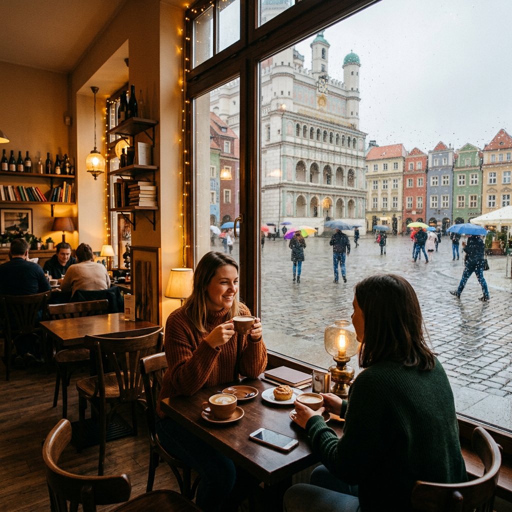 Osoby odwiedzające Poznań w deszczowe dni nie muszą rezygnować z aktywnego wypoczynku. Stolica Wielkopolski oferuje li...