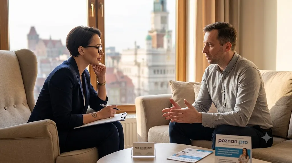 Prywatny gabinet psychologiczny Poznań. Skuteczna pomoc psychologiczna i wsparcie psychologa w centrum Poznania.