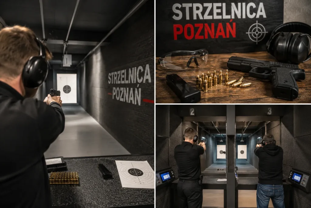 Szkolenie strzeleckie na strzelnicy w Poznaniu