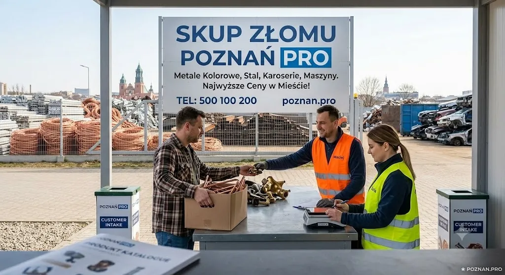 Skup Metali Kolorowych Poznań – Szybka Wycena i Gotówka od Ręki