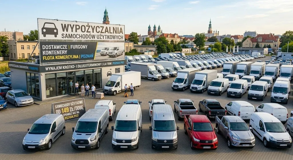 Wypożyczalnia Aut Dostawczych Poznań – Furgony i Kontenery dla Firm